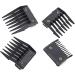 FRCOLOR 12 Pcs Trimmer Guide Combs Set - Professional Barber & Grooming Accessories - Limit Comb Attachments for Hair Clippers & Dog Grooming - Black - International Shipping Available - Buy Online on GoSupps.com