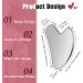 SUS304 Stainless Steel Gua Sha Facial Tool | Heart Shape Scraping Massage for Face Eye & Neck | Smooth SPA Therapy - Buy Online on GoSupps.com