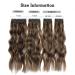 YDDM Hair Extensions - 24-Inch Wavy Clip-in Extensions for Women | Affordable Synthetic Hair | Full Head Coverage | P8D/22# - Buy Online on GoSupps.com