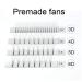 Buy Nagaraku 5D 0.07mm C Curl 8mm Eyelash Extensions - 320pcs Premade Fans Narrow Stem | International Shipping - Buy Online on GoSupps.com