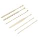 Portable Spiral Ear Wax Removal Tool Set - U Shape Ear Spoon Cleaner (Black/Yellow) - Buy Online on GoSupps.com