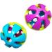 Pet Parrot Toy Colorful Bird Bell Ball For Parakeet Budgie Cockatiel Rabbit Cat Dog Toy Ball 2 Pack - Buy Online on GoSupps.com