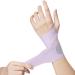 Ultra Thin Wrist Brace Support for Carpal Tunnel Breathable Wrist Band Adjustable velcro straps for Wrist Wraps Stabilizer for Tendonitis Arthrits Pain Relieving Purple 1 Piece Purple One piece