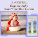 Organic Baby Sun Protection 50 - AZETA Organic (50ml & 100ml) | Safe UV Protection for Babies | International Shipping - Buy Online on GoSupps.com