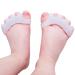 ERSANLI Latest Version Of Children S Gel Toe Separator And Bunion Separator For Separating And Correcting Overlapping Toes (Children  White  2 Pcs)