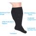 Ywam Compression Stockings for Men & Women | 20-32 mmHg Support Socks for Sport Travel & Flight - 4XL Black - Buy Online on GoSupps.com