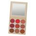 VINTORKY 1pc 9 Loose Powder Makeup Palette Cheek Blush Pallet Press Powder Makeup Matte Powder Blush