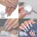 TQUXNGA White Chrome Nail Powder Shimmered Chrome Pigment Powder Mirrored Effect Nails Art Powder for Manicures Decorations - Buy Online on GoSupps.com