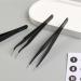 4pcs Anti-Static Stainless Steel Tweezers Set - Essential Beauty Tools for Eyebrows | International Shipping Available - Buy Online on GoSupps.com