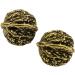 Beavorty 3 Pairs Copper Walnut Sports Listening Simulated Walnut Model - Decorative Artificial Walnuts for Plantar Fasciitis Relief & Massager - Pure Copper Handicrafts (3.5x3cm Gold 3pcs) - Buy Online on GoSupps.com