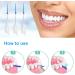 70 Premium Interdental Brushes - Silicone Tooth Cleaner Sticks for Optimal Oral Health | Ideal for Interdental Spaces | International Shipping Available - Buy Online on GoSupps.com