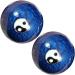 Homsfou Jade-Ei Baoding Balls - Enhance Health & Relaxation | 2-Pack Massage Balls for Hand Exercise & Fitness in Blue - Buy Online on GoSupps.com