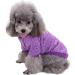 CHBORLESS Pet Dog Classic Knitwear Sweater - Warm Winter Coat for Small Dogs (Medium, Purple) - Buy Online on GoSupps.com