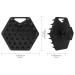 Linkidea Silicone Beard Scrubber | Facial Exfoliator & Deep Cleansing Beard Brush for Men - Black - Buy Online on GoSupps.com