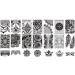 Vektenxi Premium Quality Lace Stamper Nails Art Stamp Stamping Nail Template Flowers Image Printer Plate - Buy Online on GoSupps.com