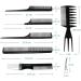 Faburo 20 PCS Hair Combs Set Hair Stylists Hir Cips Professional Styling Comb & Care Clip Set Anti-static Barber Comb Hair Dying Accessories Men Women Salon & Home - Buy Online on GoSupps.com