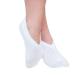 Eurow Cosmetic Moisturizing Therapy Socks, Cotton and Spandex, White, 2 Pairs