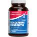 Advanced Glucosamine and Chondroitin for Adults - Clinical Formula Naturally Derived Bone Joint Tendon and Ligament Supplement with High Strength Glucosamine Complex - Up to 90 Day Supply
