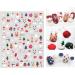 Christmas Nail Stickers 10 Sheets Self-Adhesive Nail Decal for Kids Cartoon Nail Art Decoration Design Supplies - Buy Online on GoSupps.com