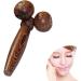 Wooden Face Massager Handheld Body Calf Massager Roller Massager Beauty Tool for V Kneading - Buy Online on GoSupps.com