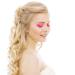 YWBL-WH LED Light Up False Eyelashes Shiny Eyeliner Charming Eyeshadow Headband for Party Bar Night Club Halloween (Red)