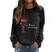 Generically sweater for women Christmas 3d pressure plush shoulder-free long-sleeved sweater shirt xmas Christmas sweater Christmas sweater Christmas sweats sweatshirt sweatshirts for women women's sweater long arm black-3 xl