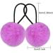 Pom Hair Ties Pompom Ball Elastic Hair Band Fur Ball Fluffy Ponytail Holders for Women Girl Kids Hair Accessories (16 Pieces Color Set 2) - Buy Online on GoSupps.com