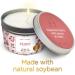 MAGNIFICENT101 Flower Intention Smudge Candle - Banish Negative Energy, Purify & Heal with Peony Scent - 6oz Soy Wax Tin Candle - Buy Online on GoSupps.com