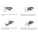 3D Magnetic False Eyelashes - Style B (4pcs 0.2mm Ultrathin Black) | International Shipping Available - Buy Online on GoSupps.com