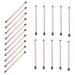 FOMIYES 20pcs Double Brush Makeup Brush Beauty Tools Cosmetics Brush Makeup Tools Makeup Eyeshadow Brush