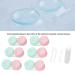 6-Part Contact Lens Case with Tweezers & Applicator - Compact Portable & Lightweight for Travel - Buy Online on GoSupps.com