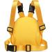 MANBOZIXi Adjustable Dog Backpack Harness - Perfect for Outdoor Travel & Hiking | Snack & Water Bottle Bag in Yellow - Buy Online on GoSupps.com