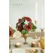 Amber Avalanche Rose 16pcs - 3.5 Artificial Flowers for Wedding Decor, DIY Centerpieces & Bouquets - Buy Online on GoSupps.com