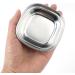 2 Pcs Small Animal Bowl Stainless Steel Single Hamster Feeder Small Dish Spoon Pet Food Bowl for Small Animal Rabbit Hamster - Buy Online on GoSupps.com