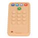 Funny Phone Bite Ring Cubes - Soft Silicone Sensory Toy for Baby Motor Skills & Color Detection - Bright Yellow - Buy Online on GoSupps.com