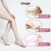 Buy 2 Pairs of Slip-Resistant Silicone Gel Socks - Moisturizing & Breathable Pedicure Socks for Men & Women (Sizes L & S) - Buy Online on GoSupps.com