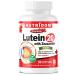 Nutridom Lutein 20mg with Zeaxanthin 2mg Marigold Flower Extract Supports Eye Health Non-GMO Vegan Gluten-Free Dairy-Free Soy-Free 2-month-supply (60 Count)