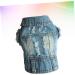 Frcolor Denim Vest for Dogs - Stylish Sun Protection & Winter Dress | Tank Tops & Muscle Shirts for Small Pets - Buy Online on GoSupps.com