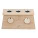 Moxibustion box 3 types Moxibusion Box Moxa Sticks Burner Popular Moxibusion Bamboo Box Health Care Healing Therapy Moxibustion Holder Case (3 holes)