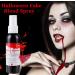 Halloween Fake Blood Makeup Spray 2.1oz - Realistic Blood for Zombie Vampire Clown Costume Makeup - 1PC - Buy Online on GoSupps.com