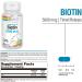 Solaray Biotin 5000 mcg - 60 VegCaps | Premium Hair, Skin & Nail Support - Buy Online on GoSupps.com