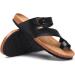 Men's Cork Sole Bunion Corrector Sandals - Comfortable Orthotic Flip Flops for Bunions Relief - Size 9.5 Black - Buy Online on GoSupps.com