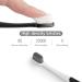 OBrush Soft Toothbrush: Japanese 20,000 Micro Fine Nano Bristles, Gentle for Sensitive Gums - Pack of 2, Ideal for Adults, Pregnant Women, and Elderly - Portable Case Included (Black/White) - Buy Online on GoSupps.com