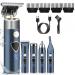 Hair Clippers for Men Men 5-in-1 Multifunctional Hairdresser Eyebrow Trimmer Nose Hair Trimmer Shaver Set Carving Electric Scissors One Color