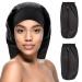 Kenllas Long Satin Sleep Bonnet -Extra Large Night Cap for Women with Long Curly Dreadlock Braid Hair Black & Black