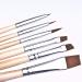 Beauty Makeup Brushes Kit 6 Pieces per Set Colorful Paint Brushes for Body Face Makeup Cosmetic Art Paint Tools - Buy Online on GoSupps.com