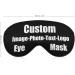 Personalized Funny Sleep Mask | Custom Design for Men, Women, and Kids | Soft Nighttime Sleeping Mask in Black - Buy Online on GoSupps.com