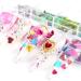 24 Colors Heart Nail Glitter Sequins Set - Holographic 3D Laser Confetti for Acrylic Nail Art - Buy Online on GoSupps.com