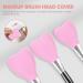 FRCOLOR Makeup Brush Covers - Reusable Silicone Travel Holders & Organizer Case (3pcs Pink) | Perfect for International Shipping - Buy Online on GoSupps.com