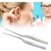2-Piece Stainless Steel Tweezers Set - Corrosion Protection Curved Tweezers for Hearing Amplifiers | Optimal Precision & Durability - Buy Online on GoSupps.com